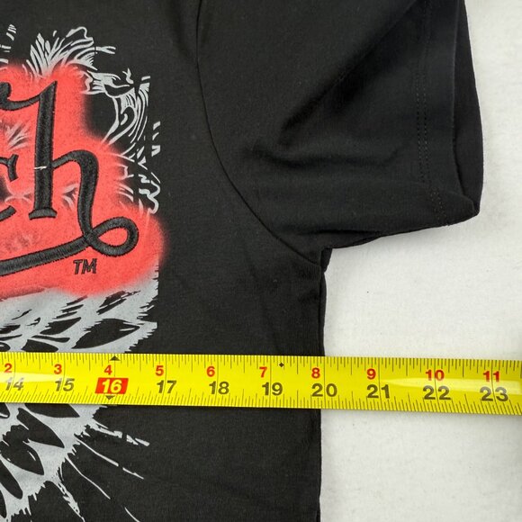 NWT Von Dutch Men's Embroidered "Keep an Eye Out" Graphic Black T-Shirt Size M - Picture 9 of 10